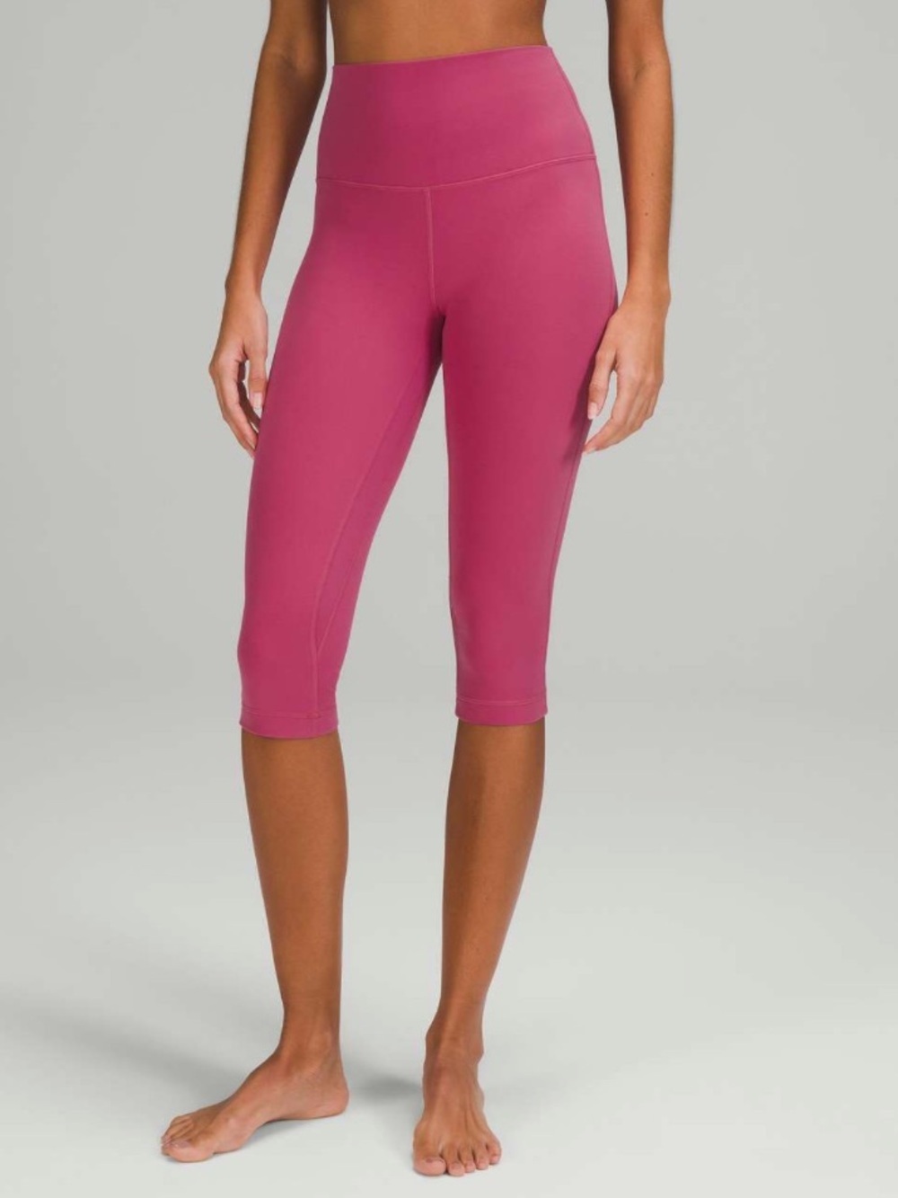 Lululemon Align High-Rise Crop 17" Leggings Pink Lychee 10 - Yoga Gym Pilates